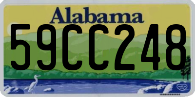 AL license plate 59CC248
