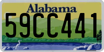 AL license plate 59CC441