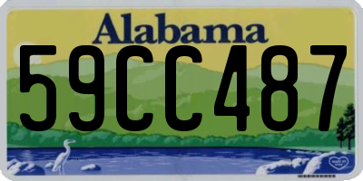 AL license plate 59CC487