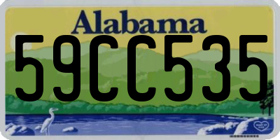 AL license plate 59CC535