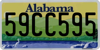 AL license plate 59CC595