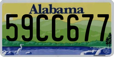 AL license plate 59CC677