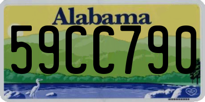 AL license plate 59CC790