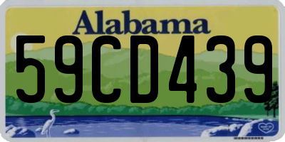 AL license plate 59CD439