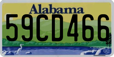 AL license plate 59CD466