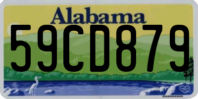 AL license plate 59CD879