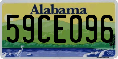 AL license plate 59CE096
