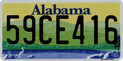 AL license plate 59CE416