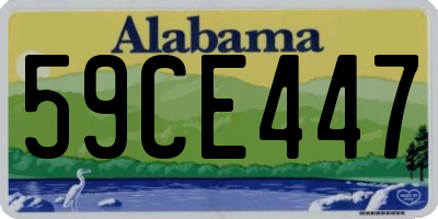 AL license plate 59CE447