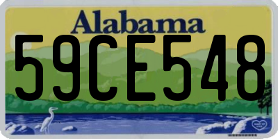 AL license plate 59CE548