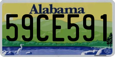 AL license plate 59CE591