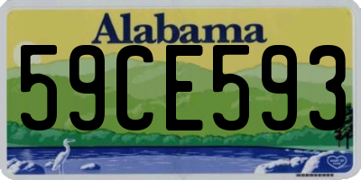 AL license plate 59CE593