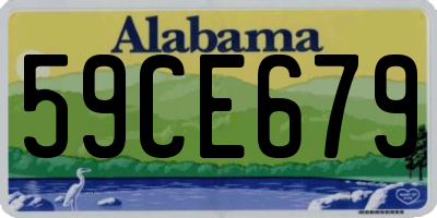 AL license plate 59CE679