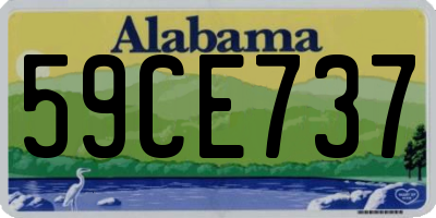 AL license plate 59CE737