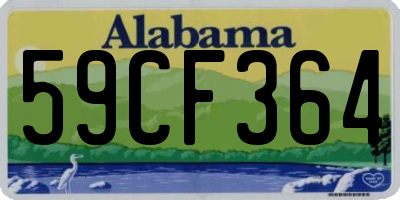 AL license plate 59CF364