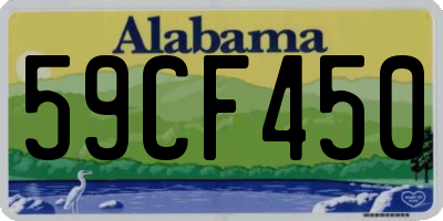 AL license plate 59CF450