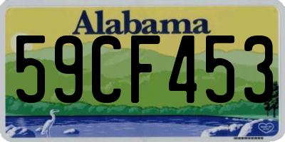 AL license plate 59CF453