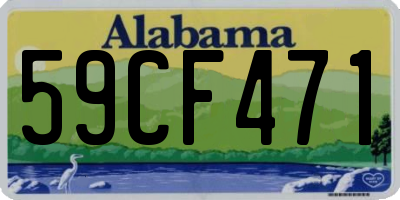AL license plate 59CF471