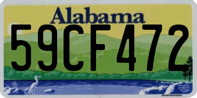 AL license plate 59CF472
