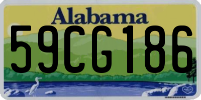AL license plate 59CG186