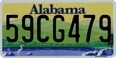 AL license plate 59CG479