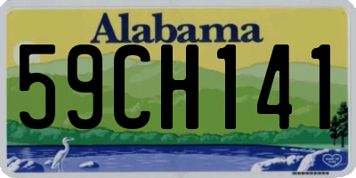 AL license plate 59CH141