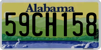 AL license plate 59CH158