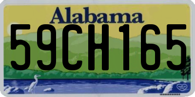 AL license plate 59CH165