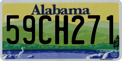AL license plate 59CH271