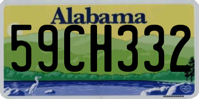 AL license plate 59CH332