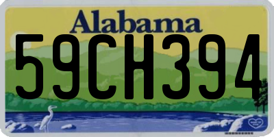 AL license plate 59CH394