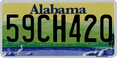 AL license plate 59CH420