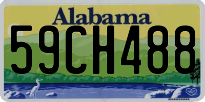 AL license plate 59CH488