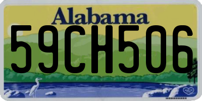 AL license plate 59CH506