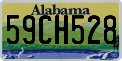 AL license plate 59CH528