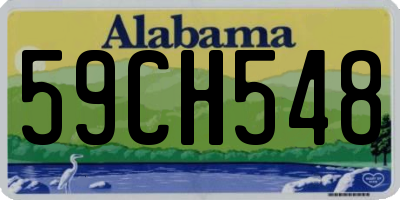 AL license plate 59CH548