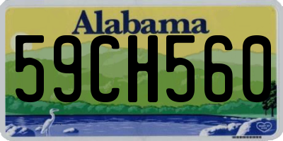 AL license plate 59CH560