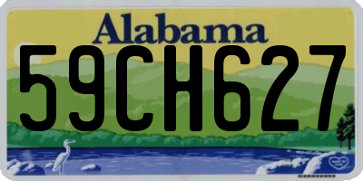 AL license plate 59CH627