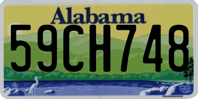 AL license plate 59CH748