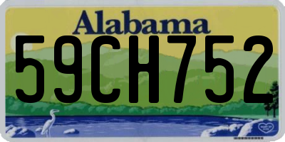 AL license plate 59CH752