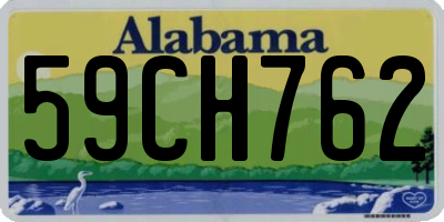 AL license plate 59CH762