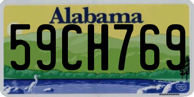 AL license plate 59CH769