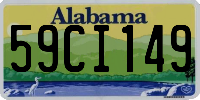 AL license plate 59CI149
