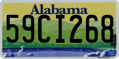 AL license plate 59CI268