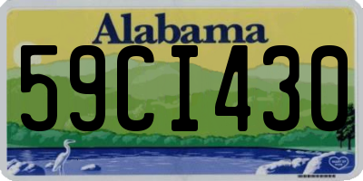 AL license plate 59CI430