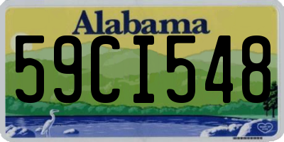 AL license plate 59CI548