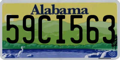 AL license plate 59CI563