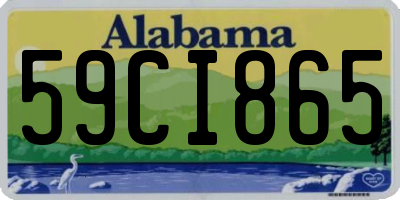 AL license plate 59CI865