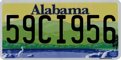 AL license plate 59CI956