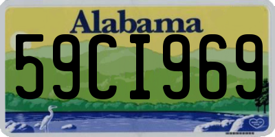 AL license plate 59CI969